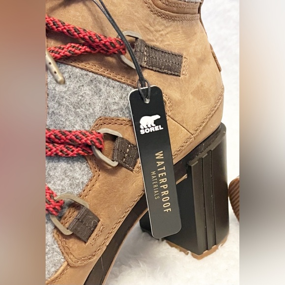 Sorel NWT Blake Leather Heeled Ankle Boot/Booties in Velvet Tan Size 9.5 - Picture 10 of 12